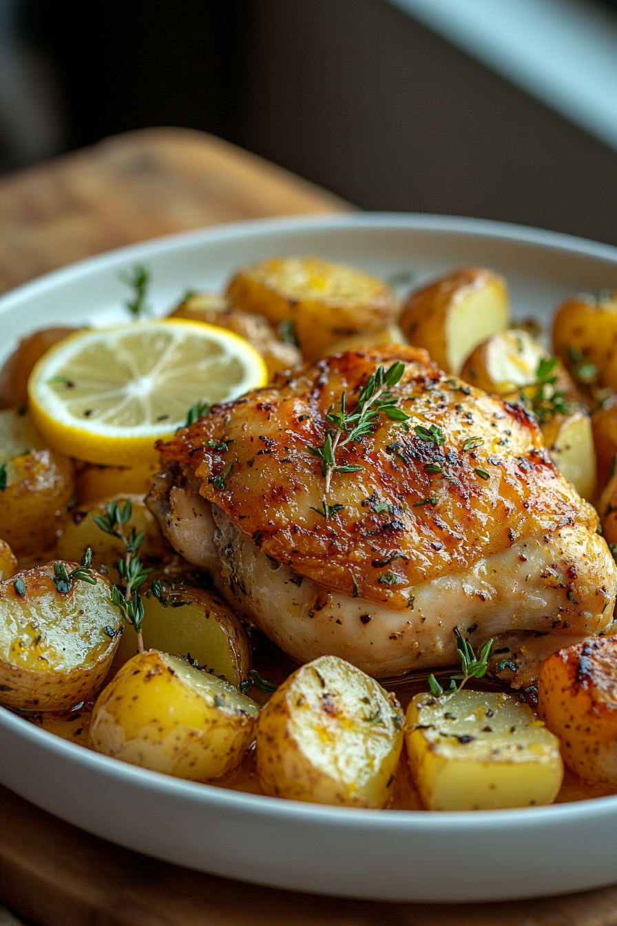 Greek Lemon Chicken and Potatoes