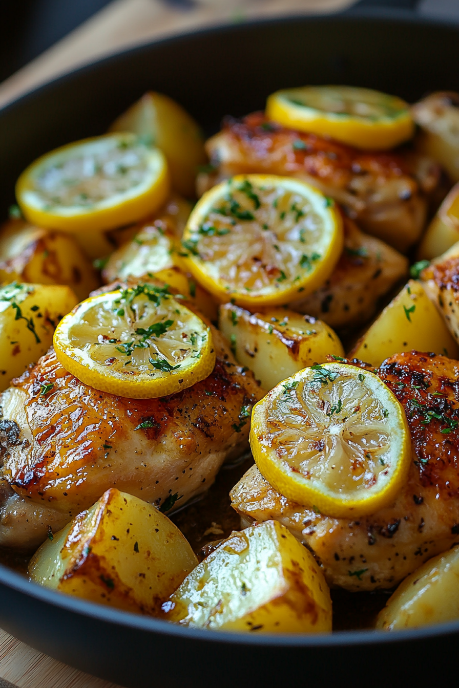 Greek Lemon Chicken and Potatoes