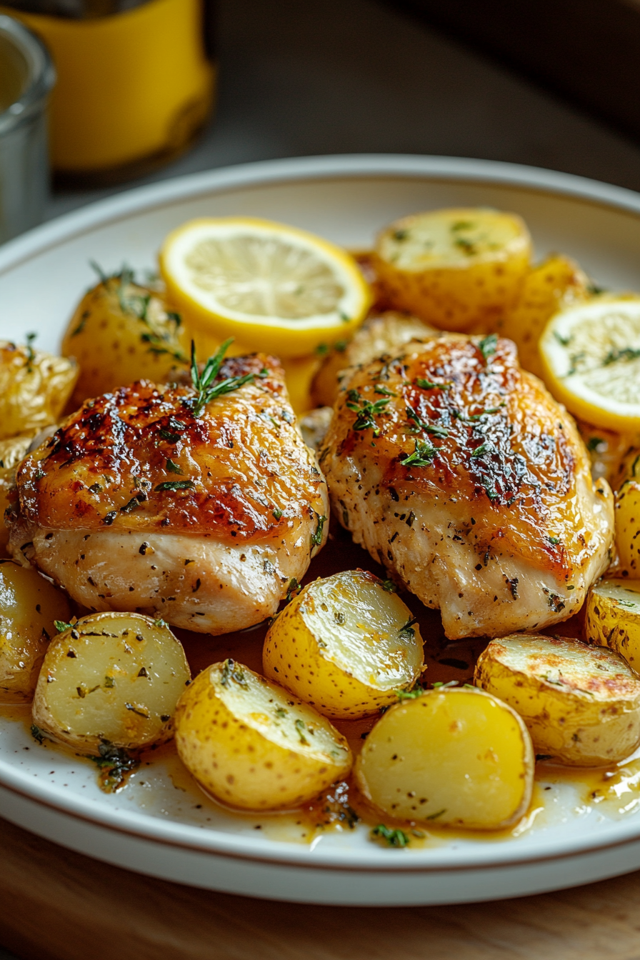 Greek Lemon Chicken and Potatoes