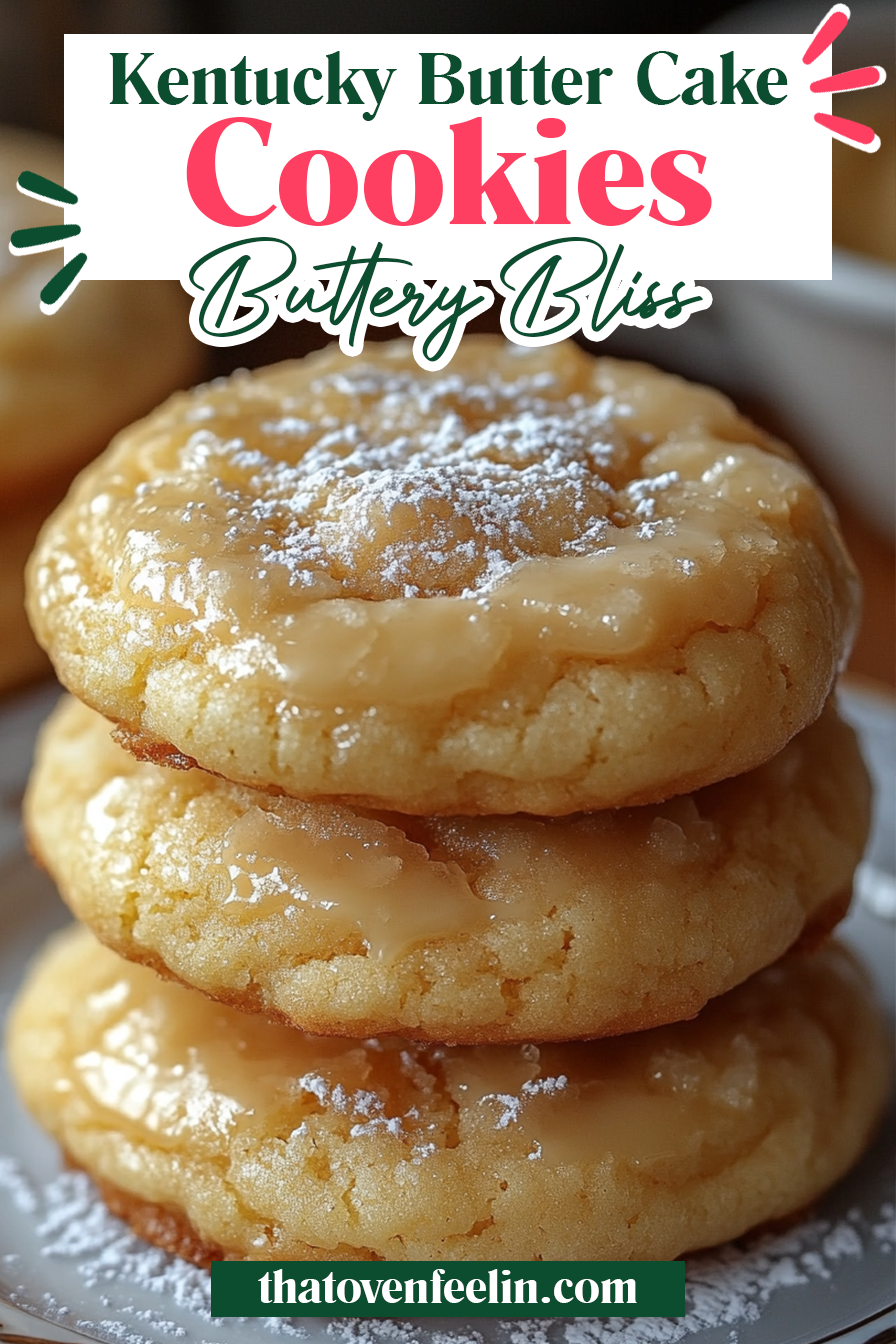 Kentucky Butter Cake Cookies