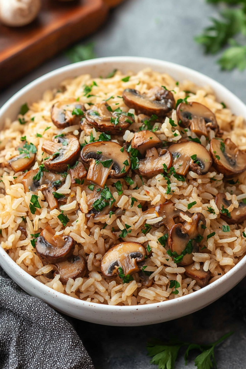 Mushroom Rice