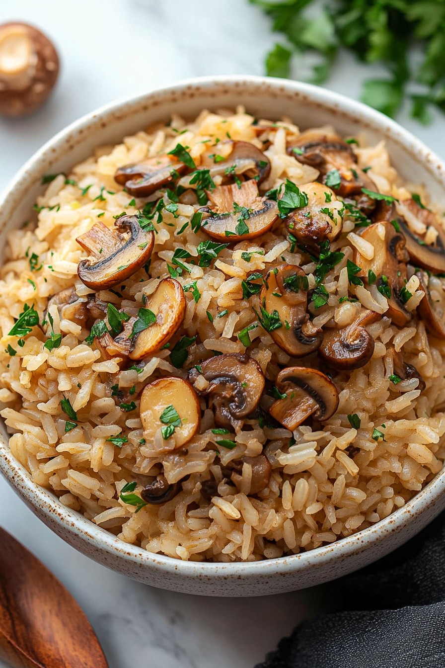 Mushroom Rice