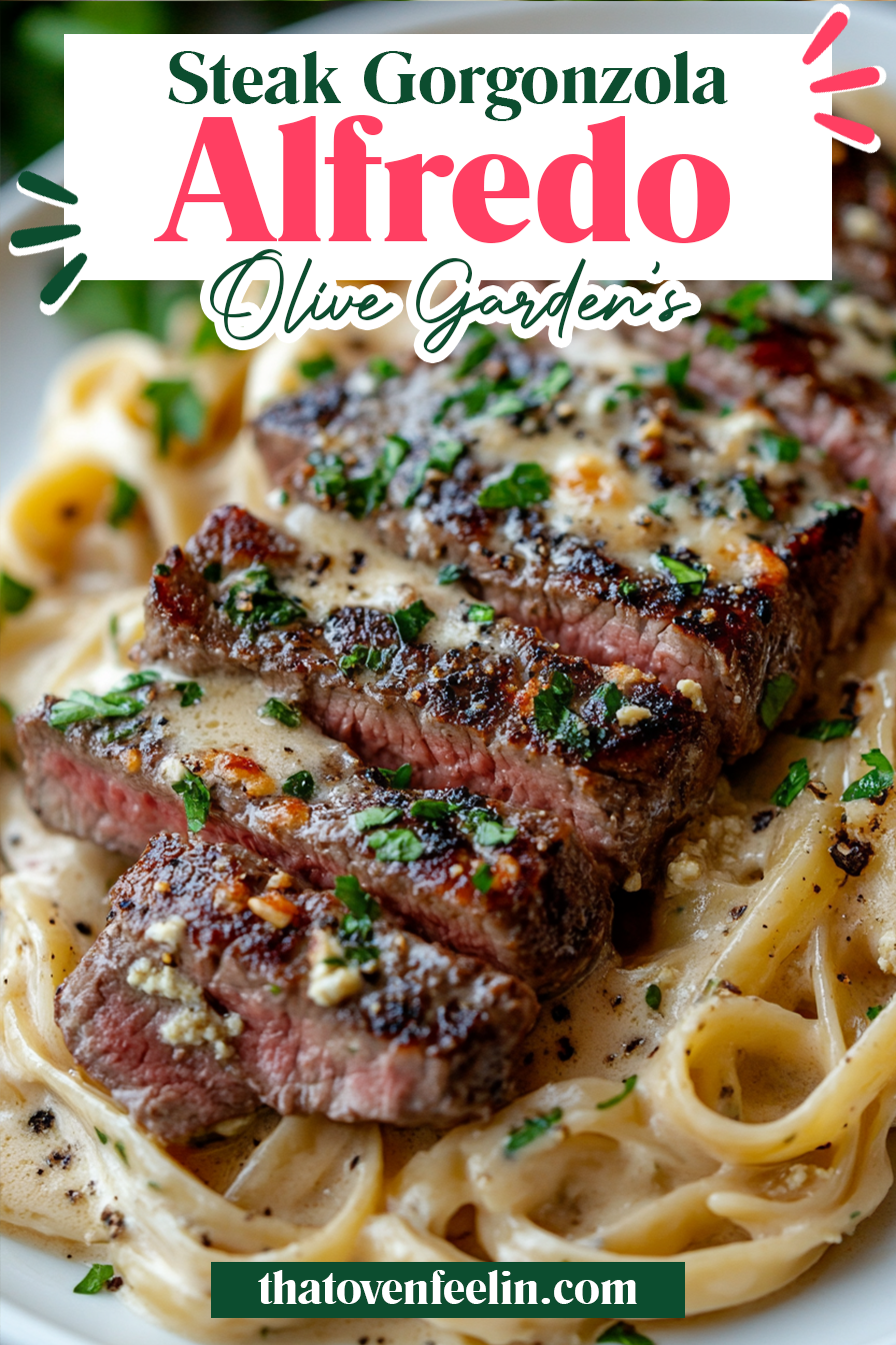 Steak Gorgonzola Alfredo