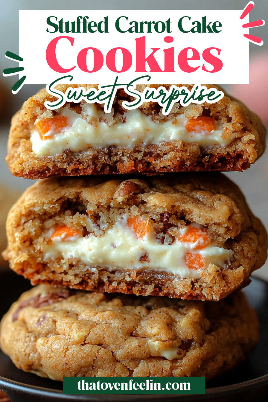 Stuffed Carrot Cake Cookies