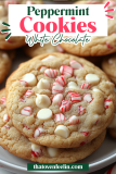 White Chocolate Peppermint Cookies