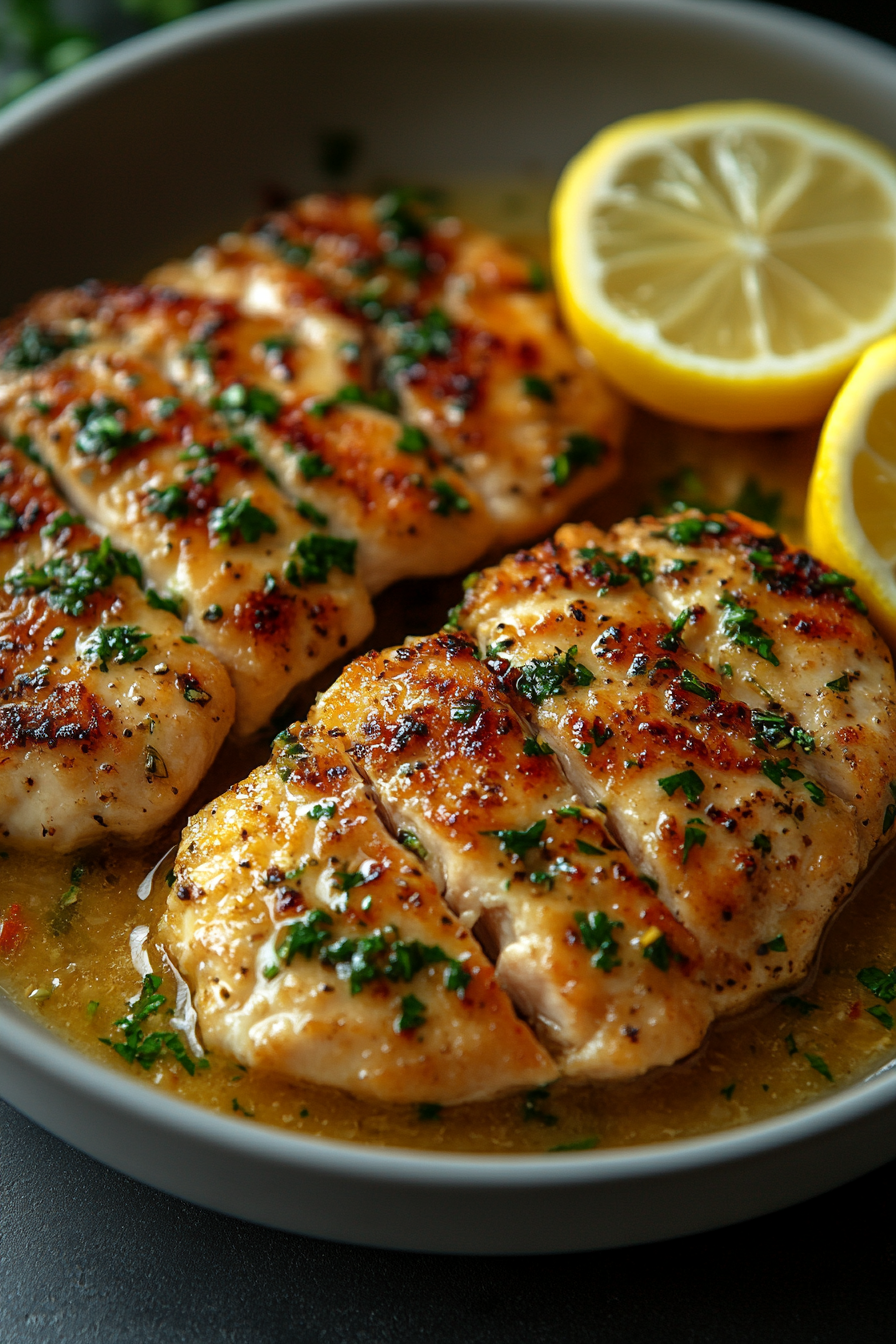 Chicken Piccata with Lemon Sauce