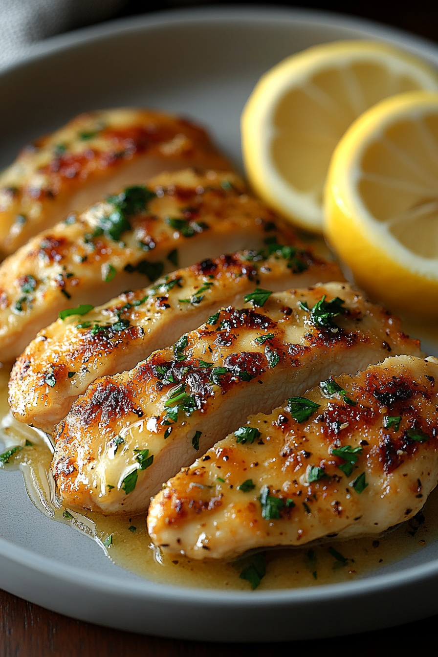 Chicken Piccata with Lemon Sauce