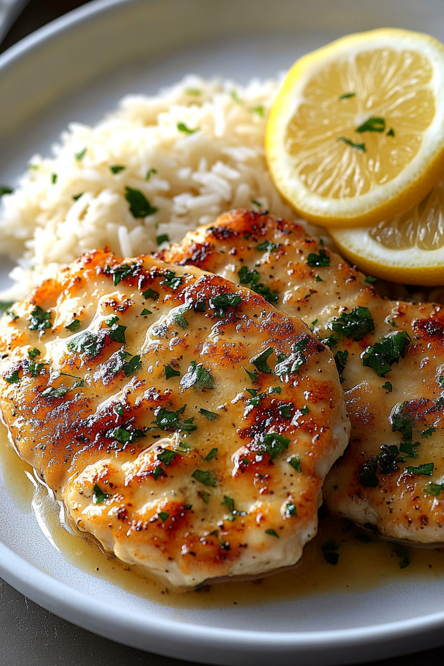 Chicken Piccata with Lemon Sauce