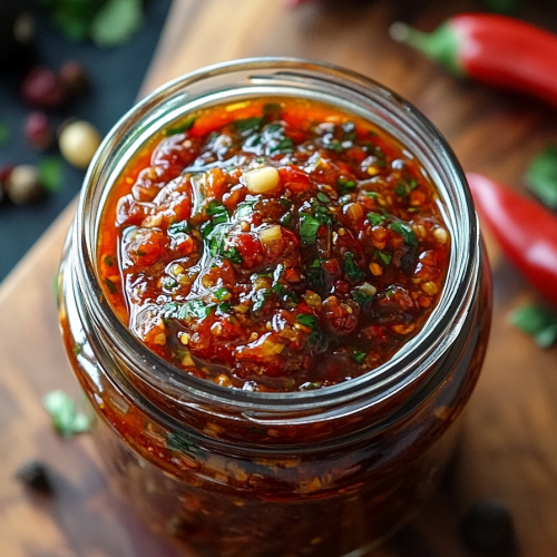 Homemade Chili Garlic Sauce