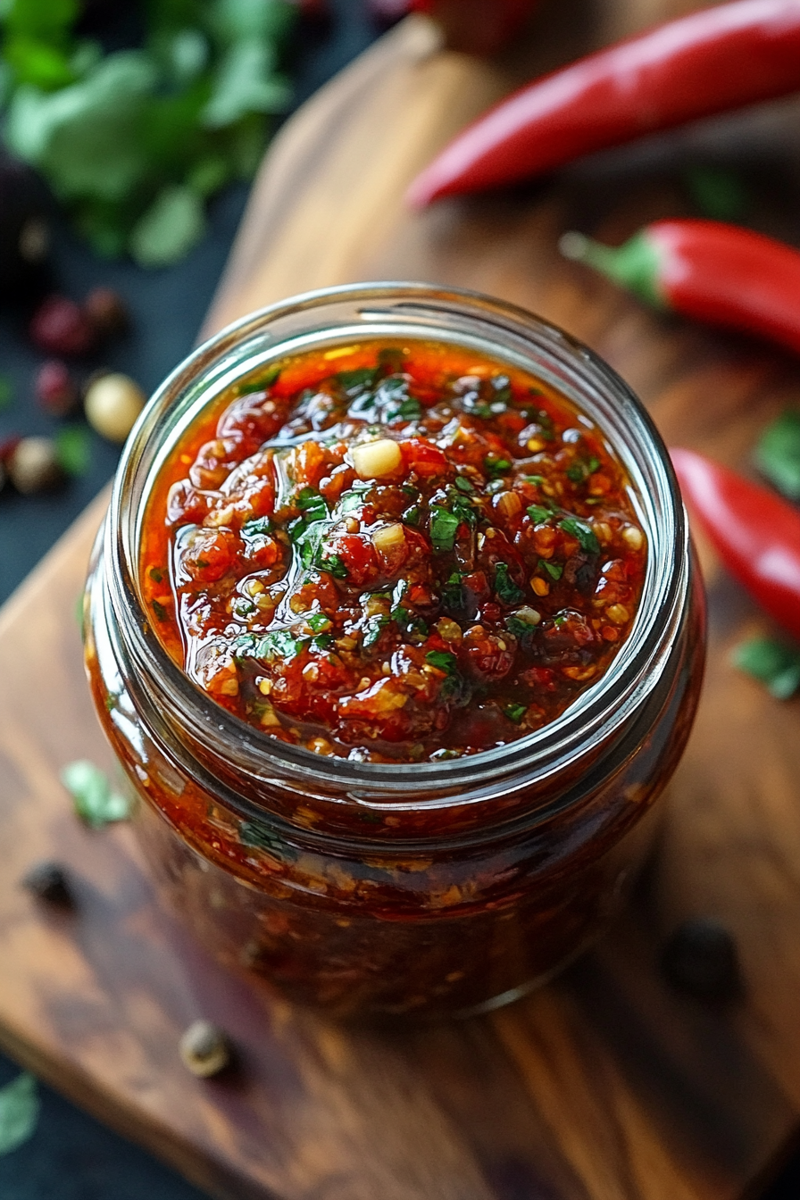 Homemade Chili Garlic Sauce