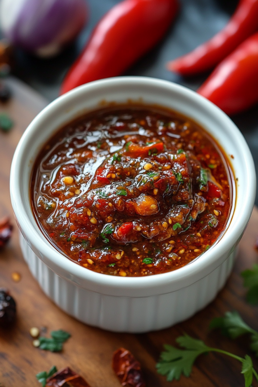 Homemade Chili Garlic Sauce