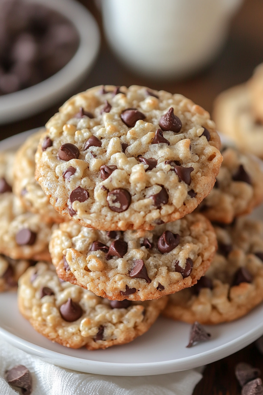 Rice Krispie Chocolate Chip Cookies