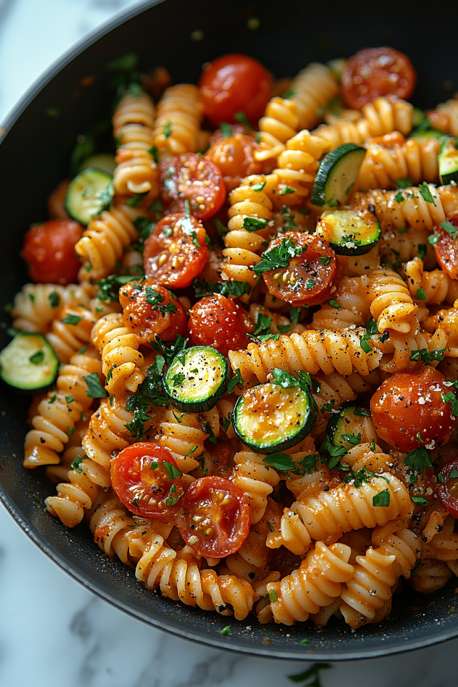 Tomato Zucchini Pasta