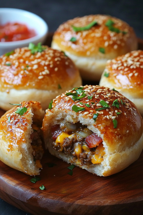 Bacon Cheeseburger Bombs