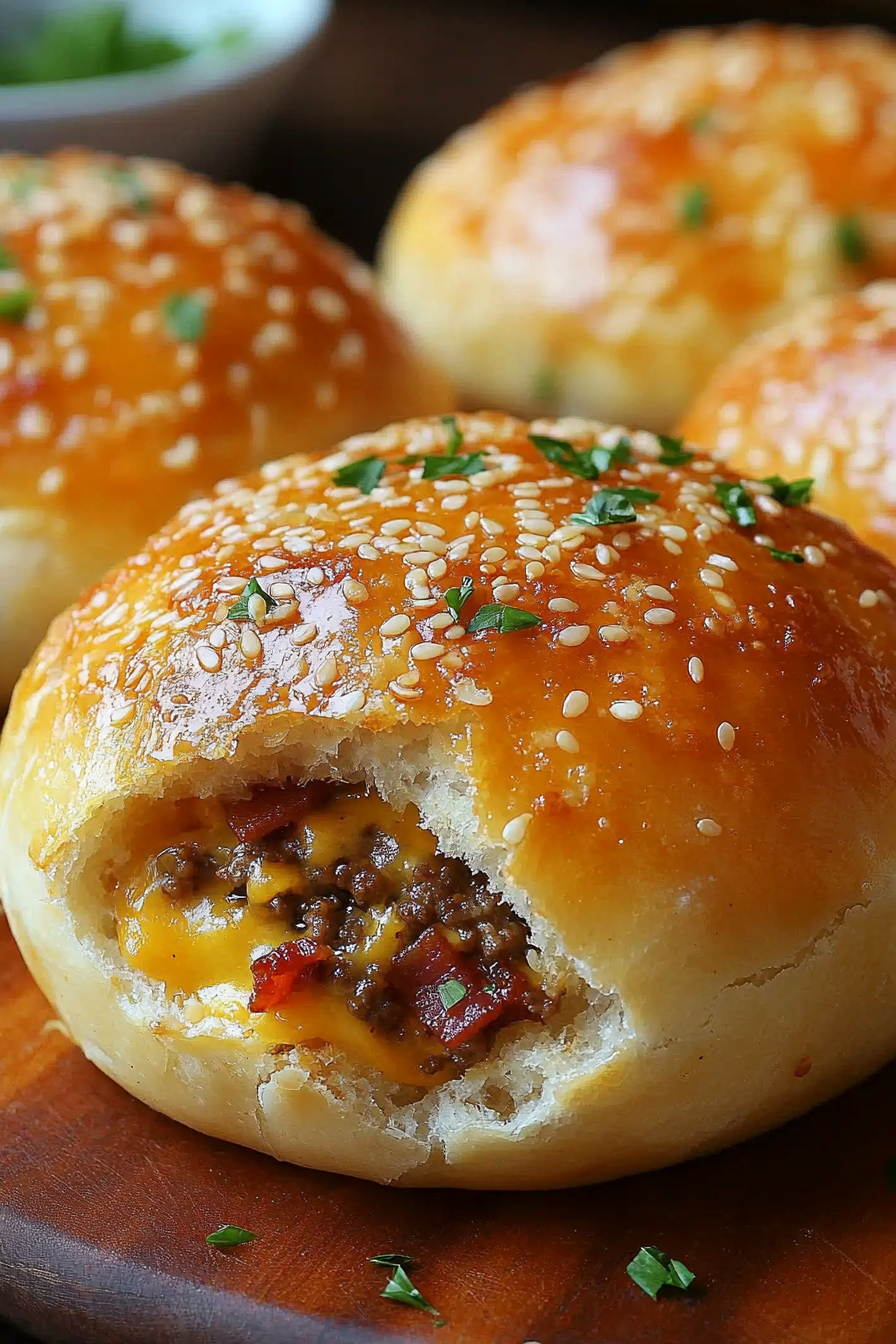 Bacon Cheeseburger Bombs