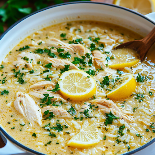 Greek Lemon Chicken Soup (Avgolemono)