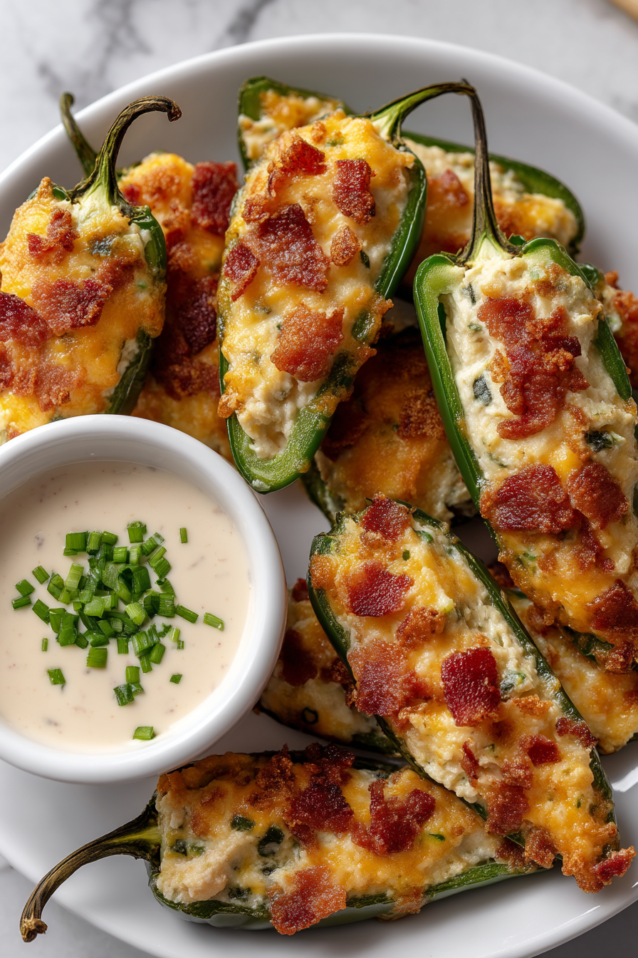 Bacon-Stuffed Jalapeño Poppers