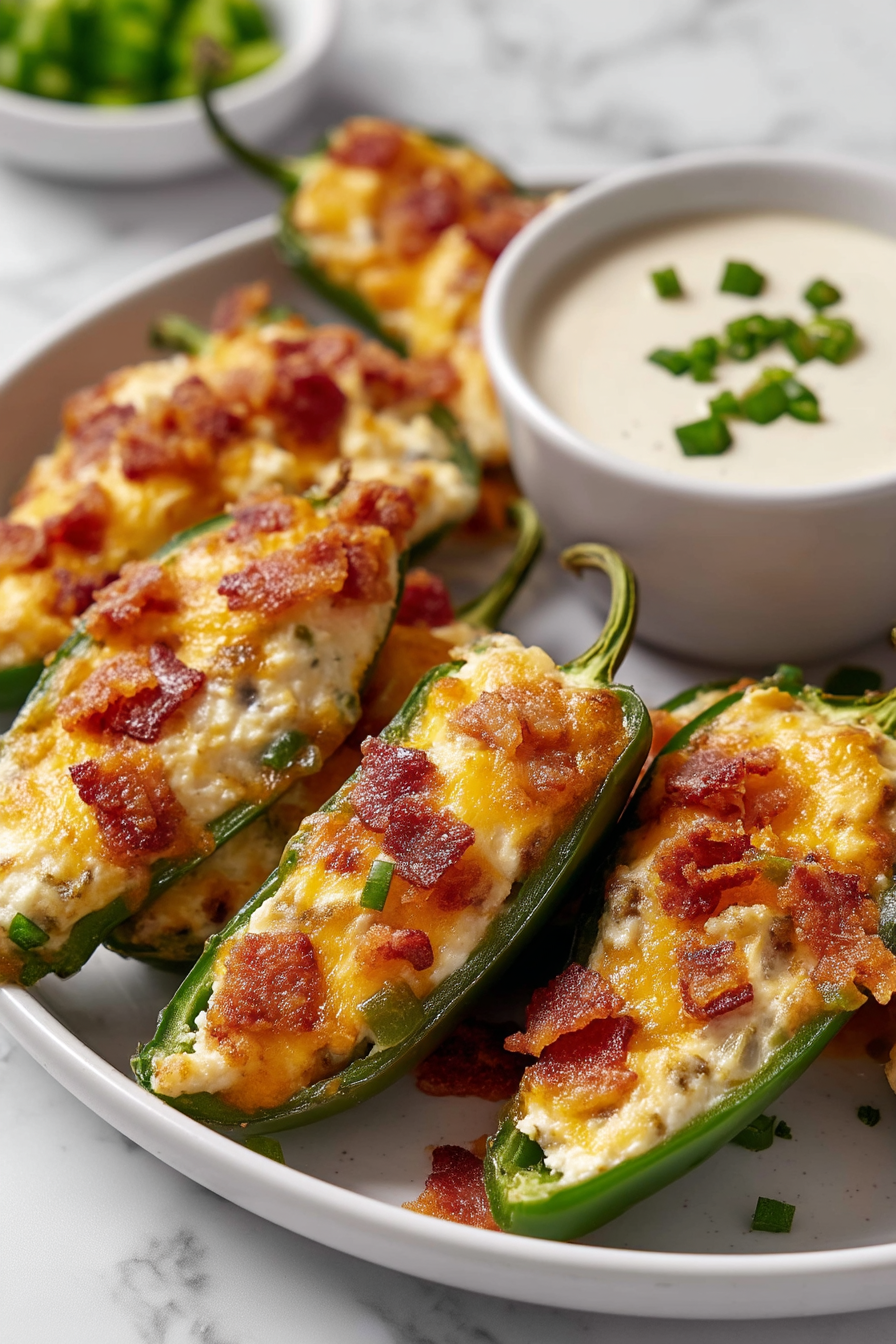 Bacon-Stuffed Jalapeño Poppers