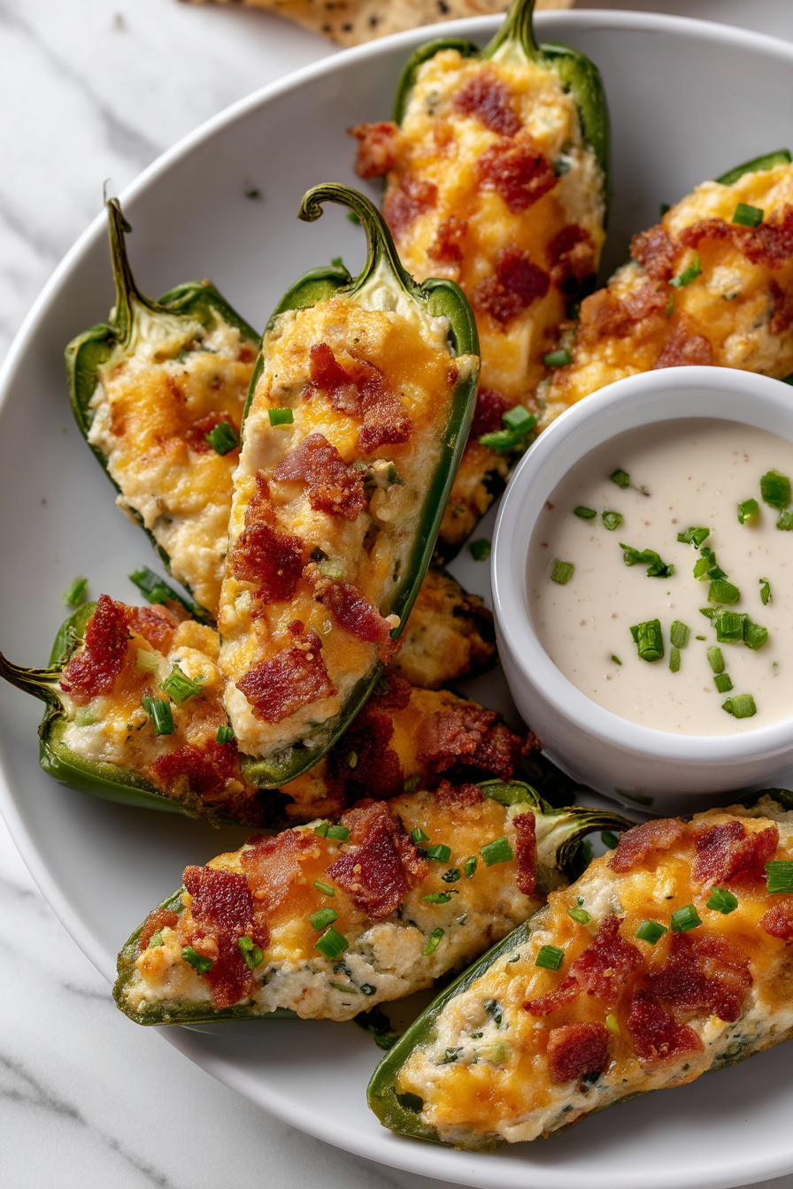 Bacon-Stuffed Jalapeño Poppers
