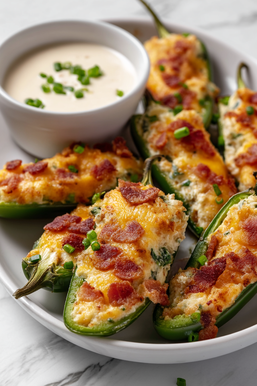 Bacon-Stuffed Jalapeño Poppers
