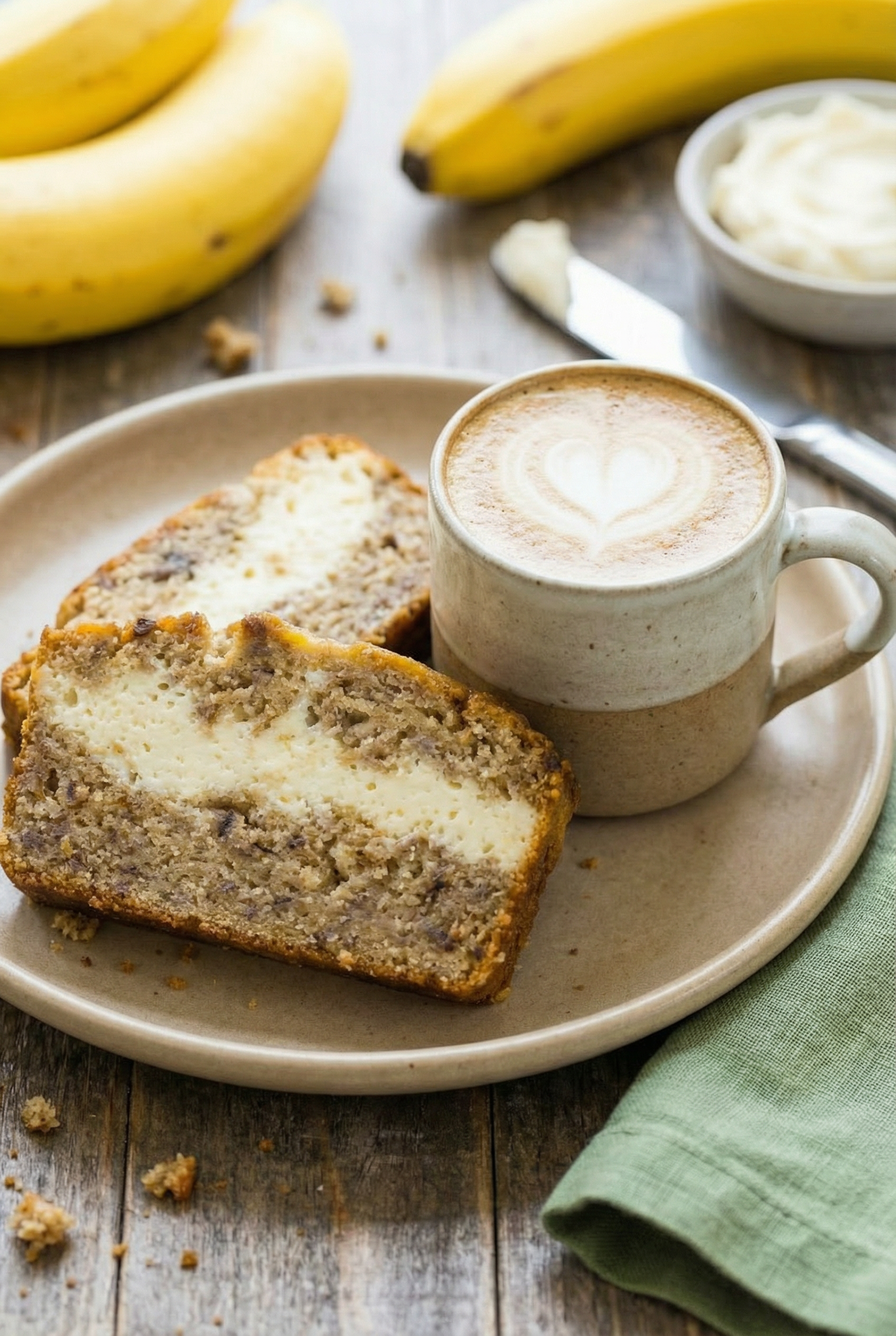 Cream Cheese Banana Bread