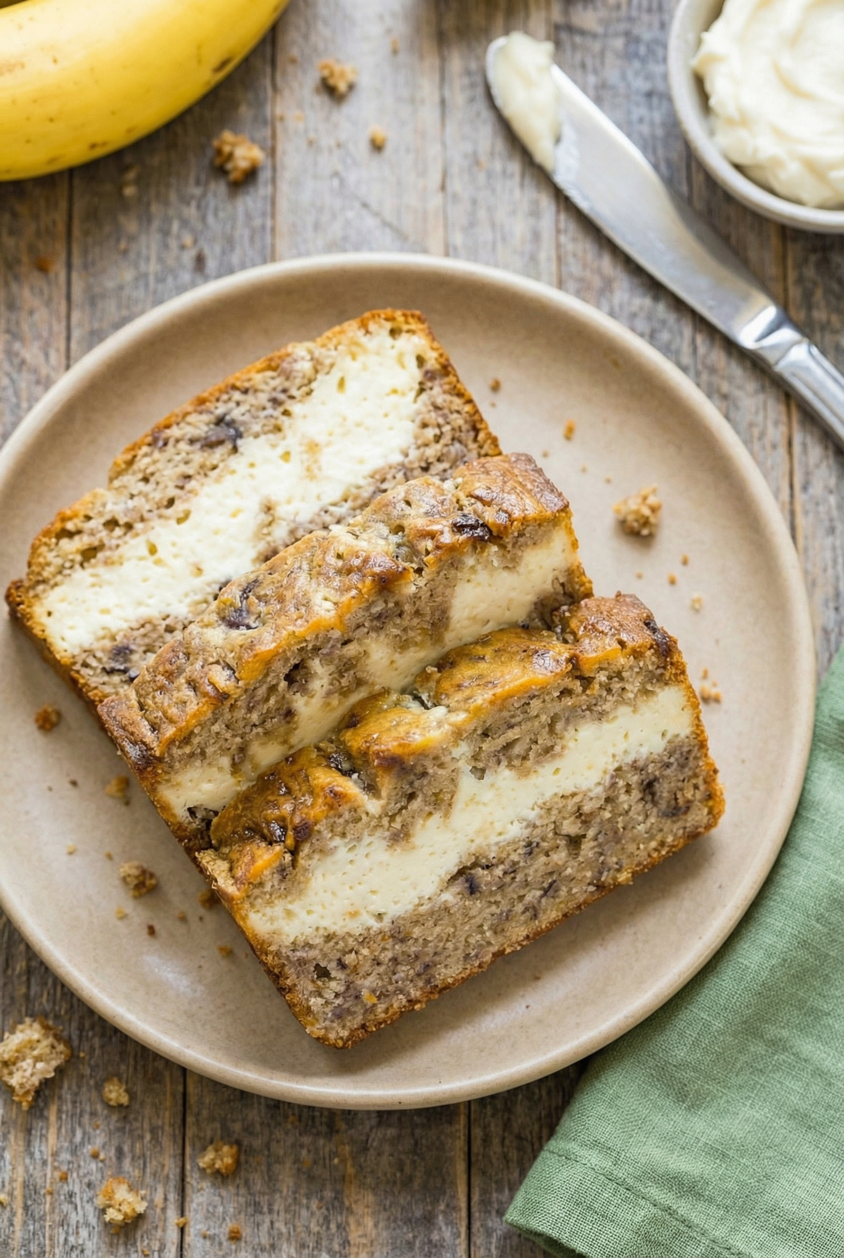 Cream Cheese Banana Bread
