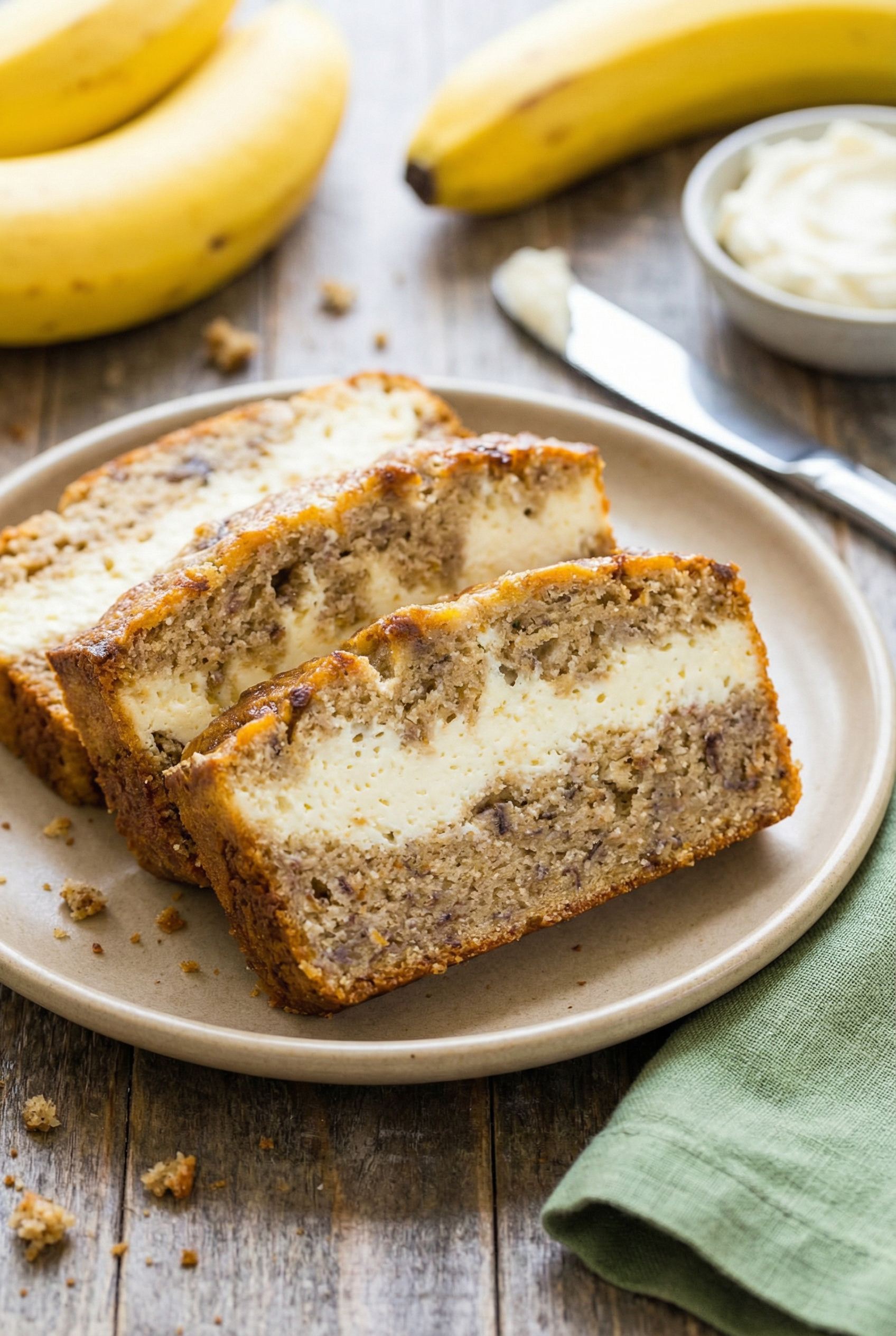 Cream Cheese Banana Bread
