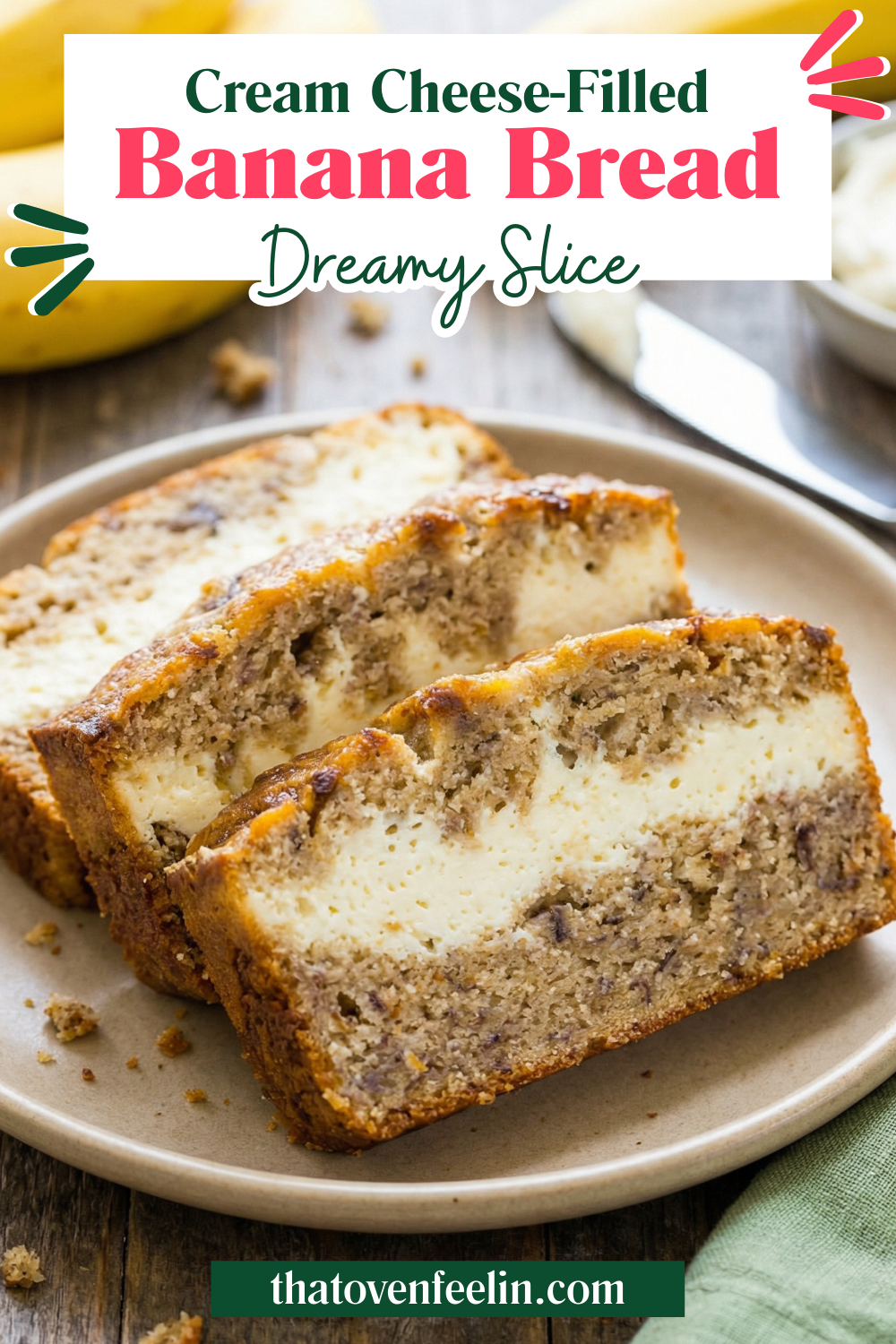 Cream Cheese Banana Bread
