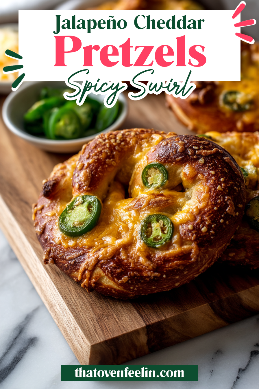 Jalapeño Cheddar Soft Pretzels