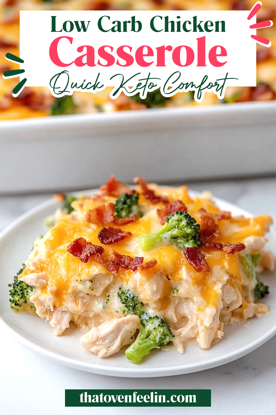 Easy Low Carb Chicken Casserole