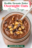 Healthy Brownie Batter Overnight Oats