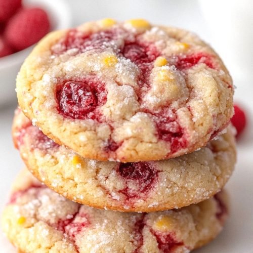 Lemon Raspberry Cookies