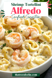 Shrimp Tortellini Alfredo