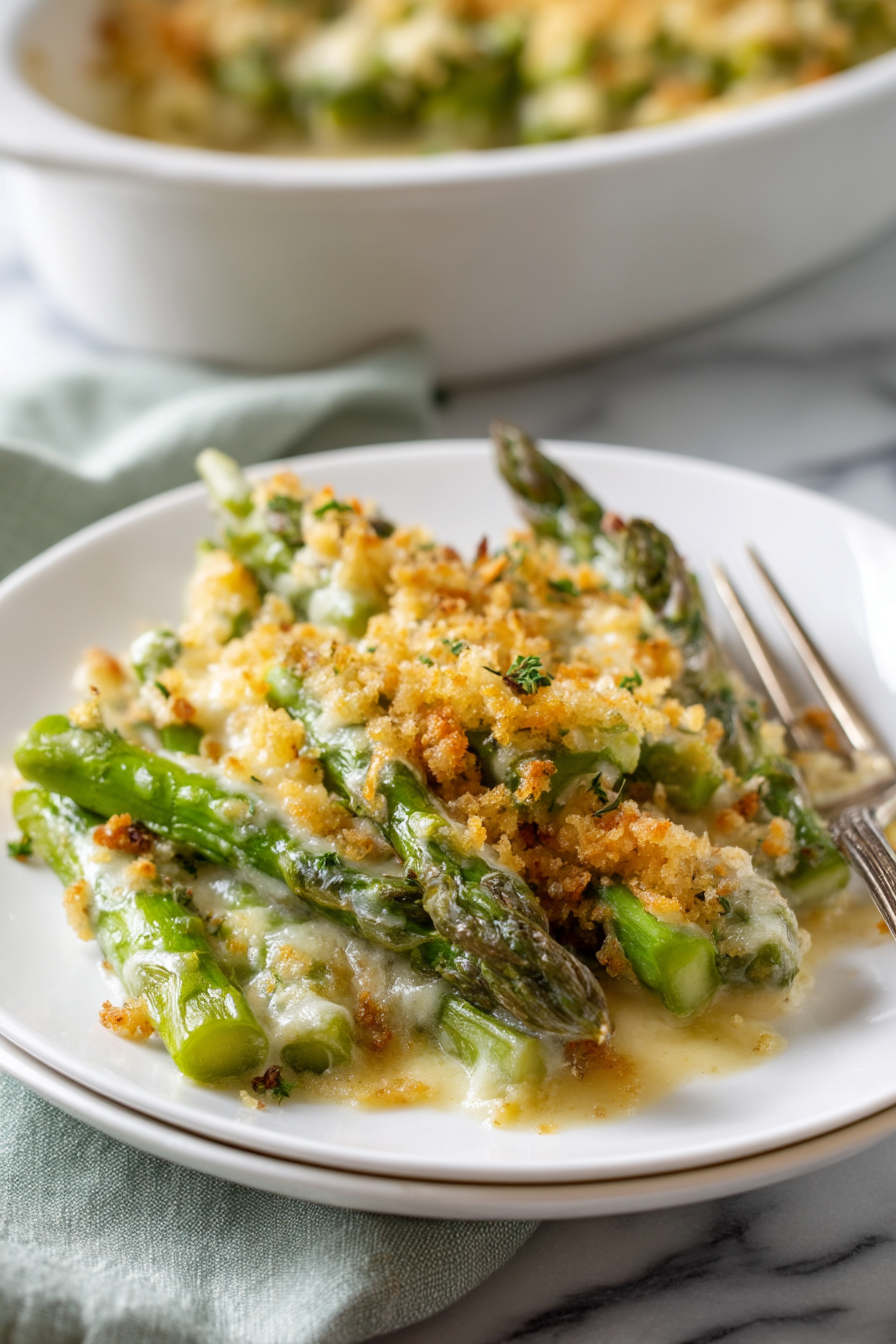 Asparagus Cracker Casserole