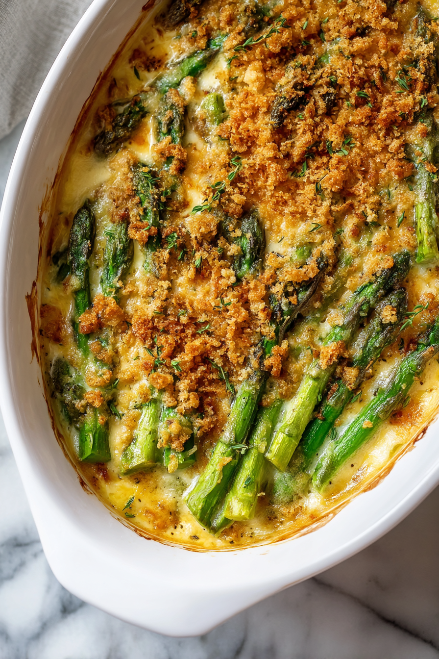 Asparagus Cracker Casserole