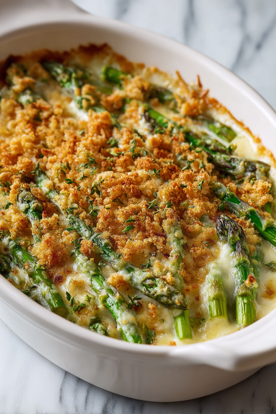 Asparagus Cracker Casserole