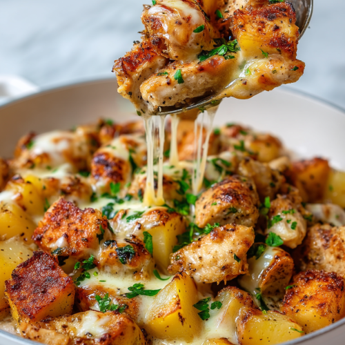 Garlic Parmesan Chicken and Potatoes