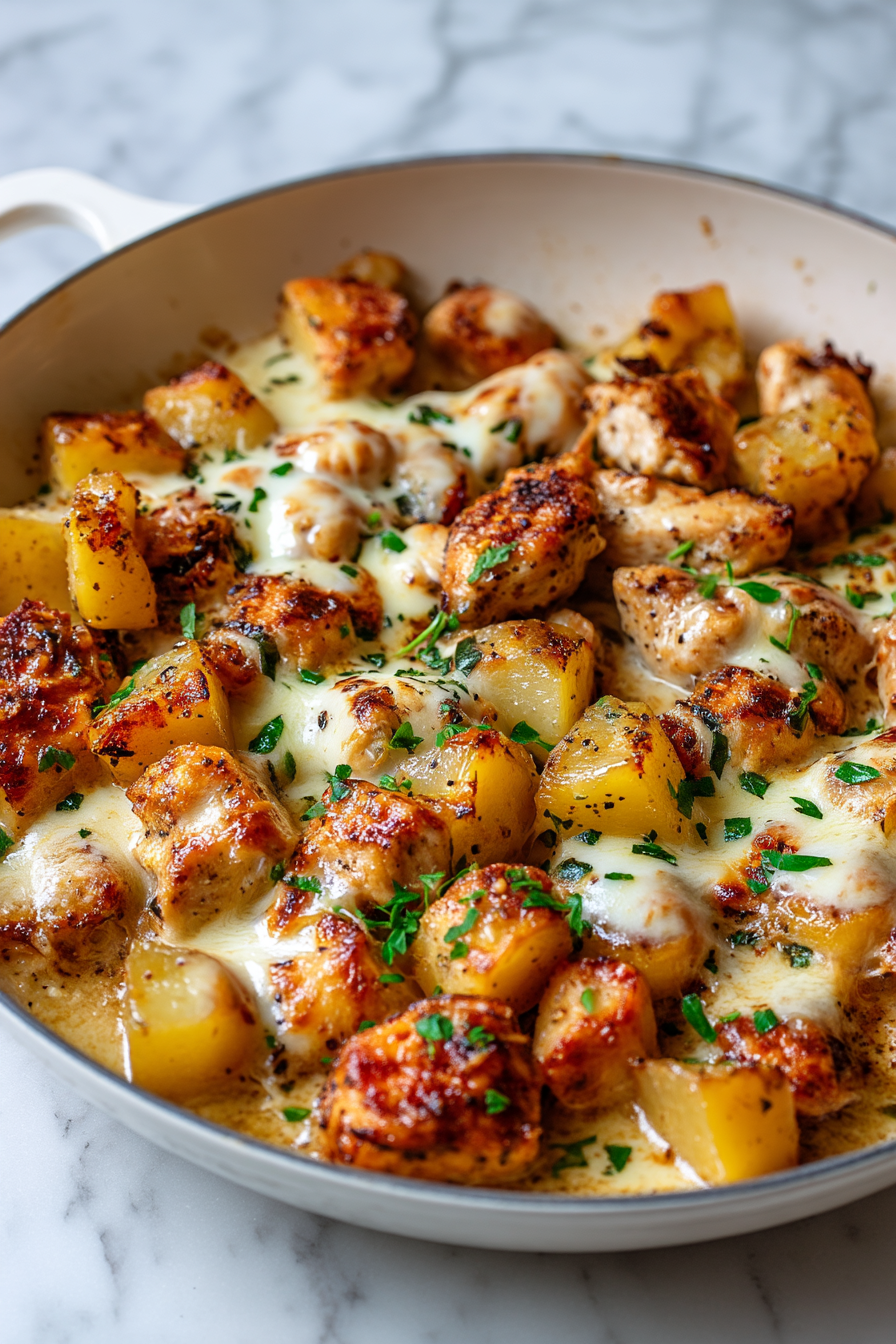 Garlic Parmesan Chicken and Potatoes