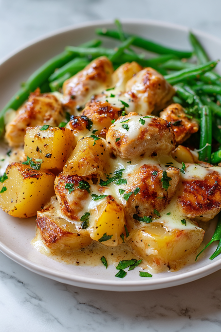 Garlic Parmesan Chicken and Potatoes