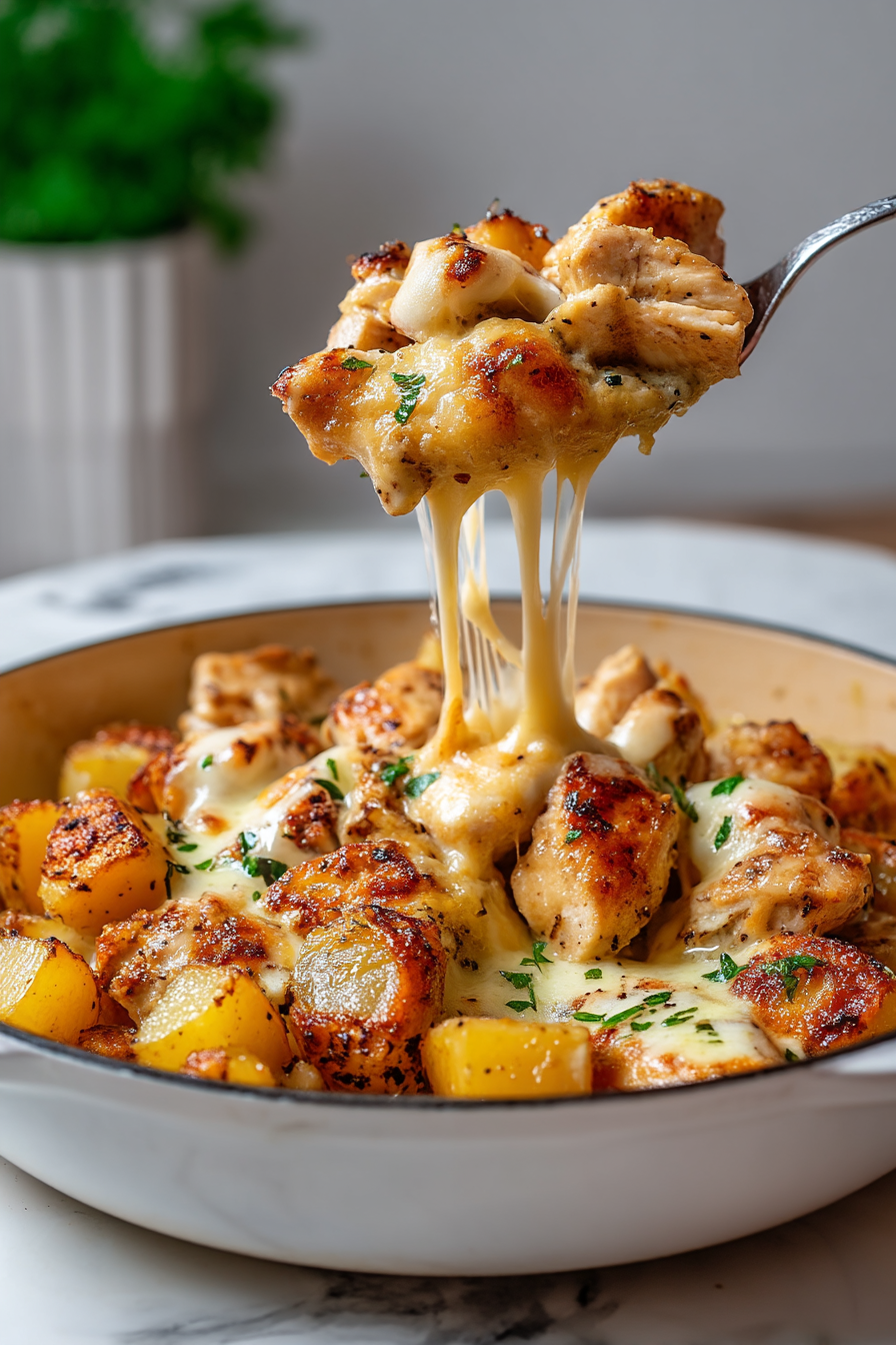 Garlic Parmesan Chicken and Potatoes