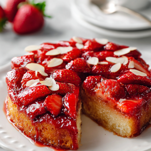 Strawberry Upside Down Cake