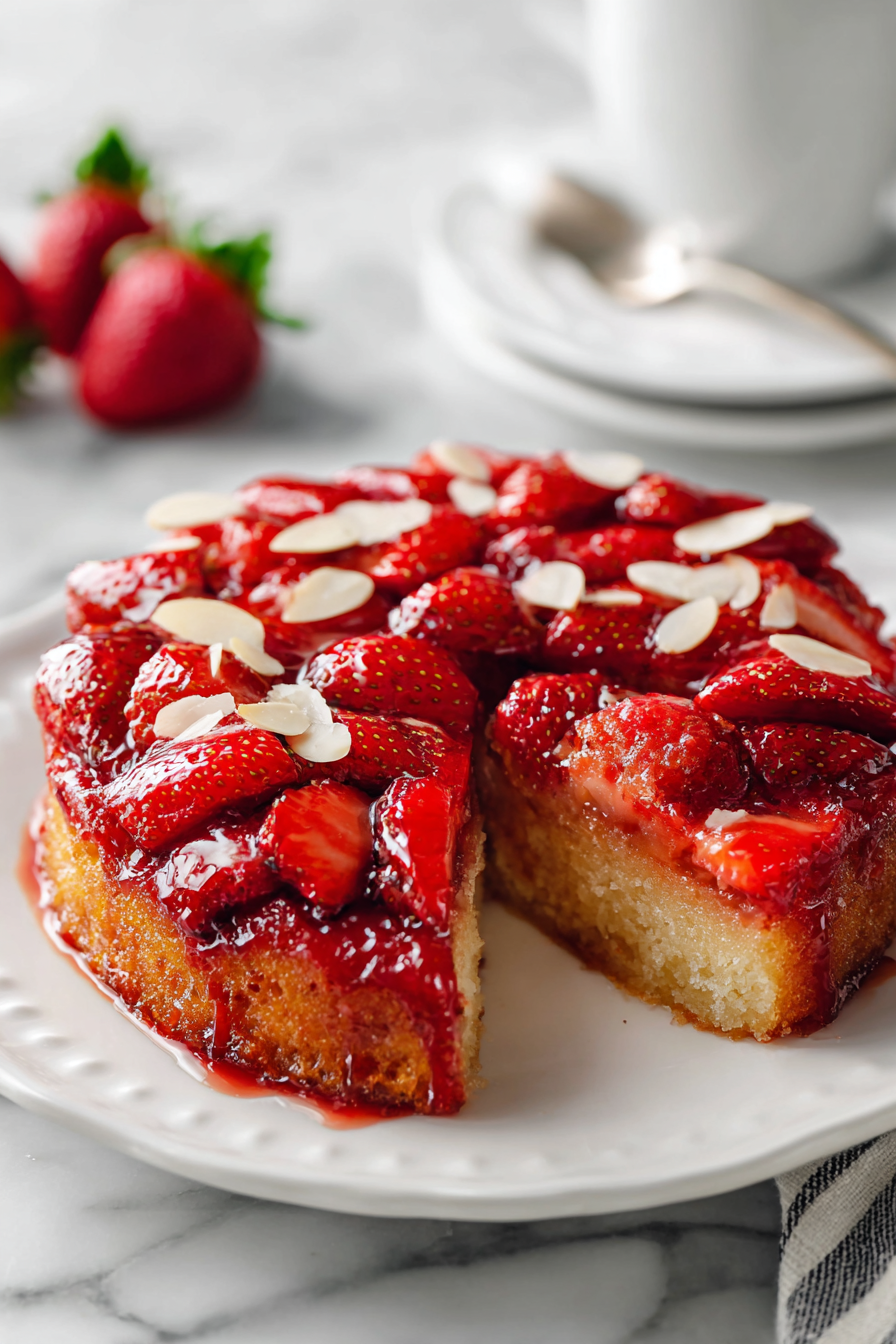 Strawberry Upside Down Cake