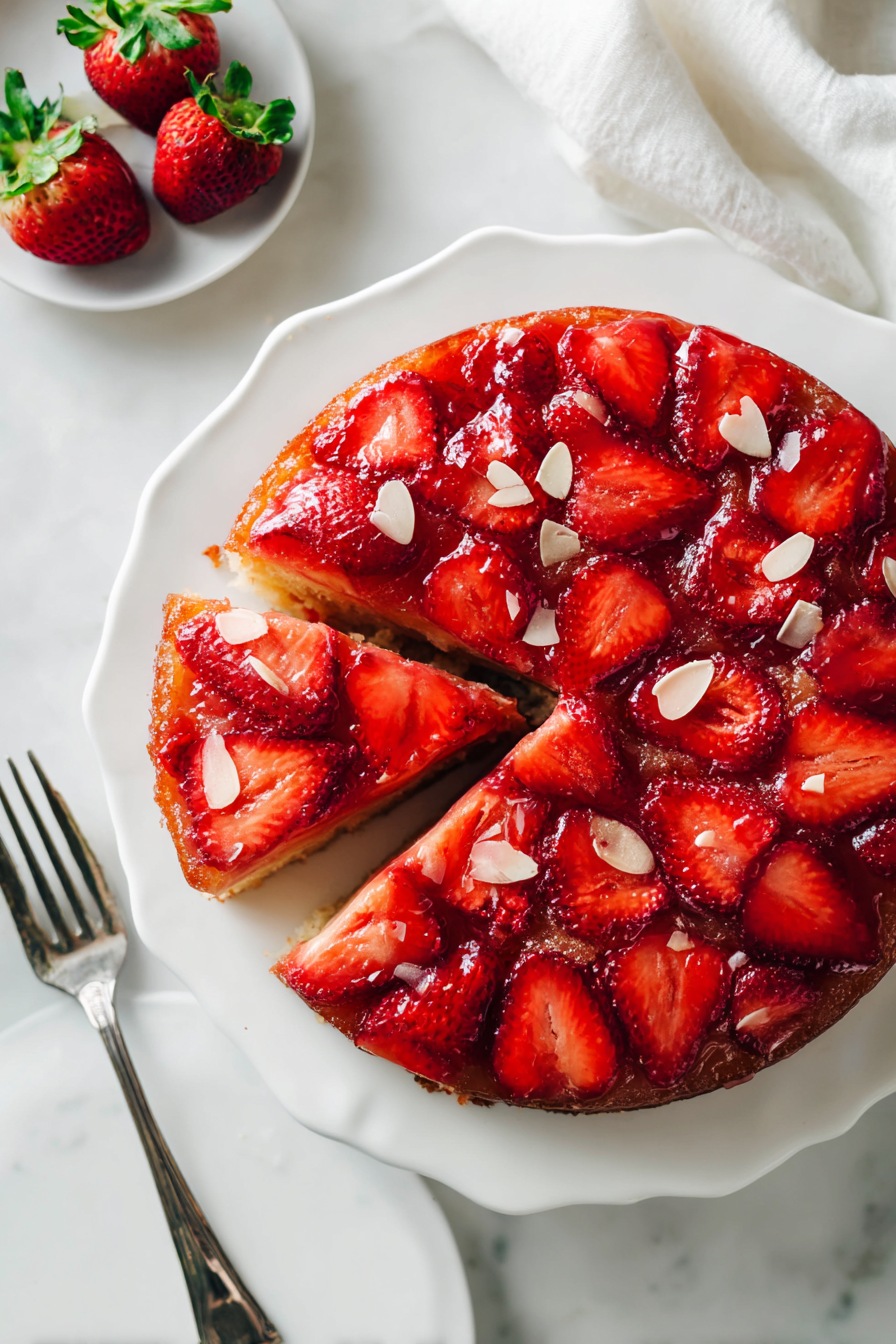 Strawberry Upside Down Cake