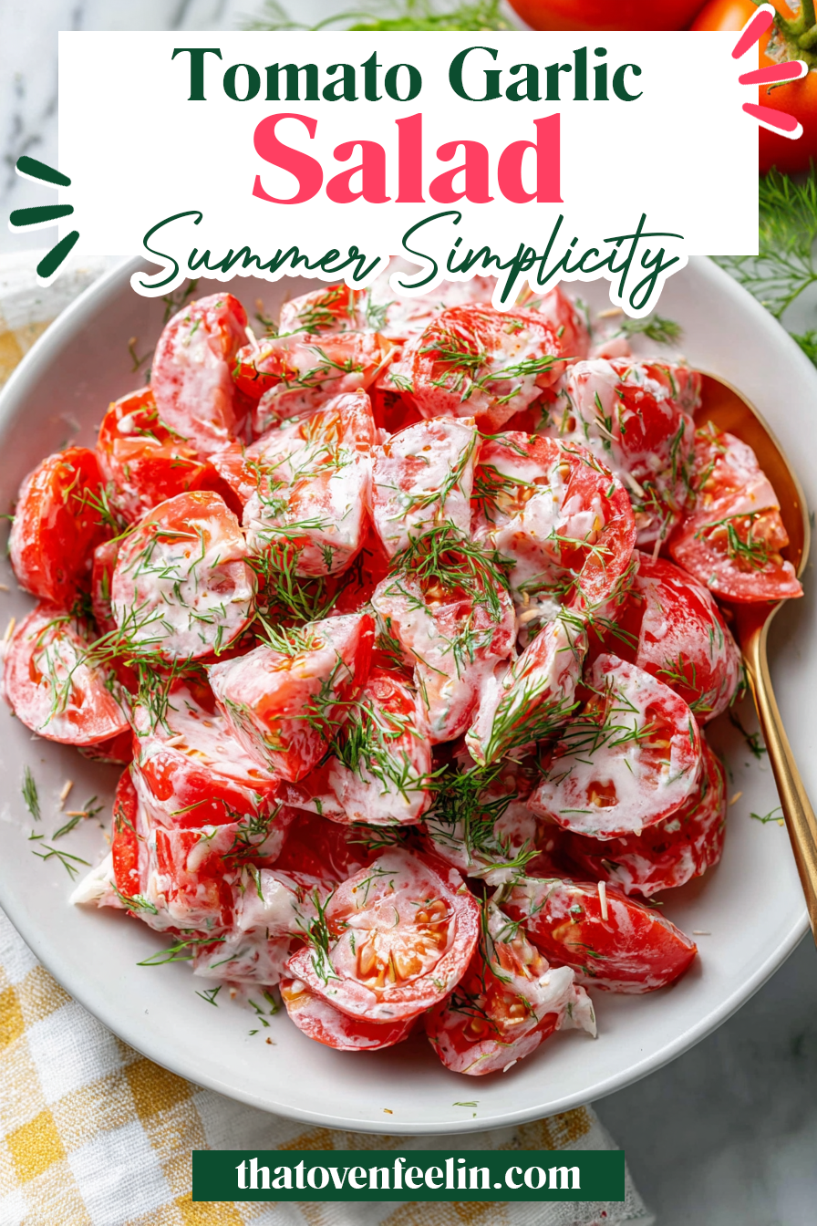 Tomato Garlic Salad