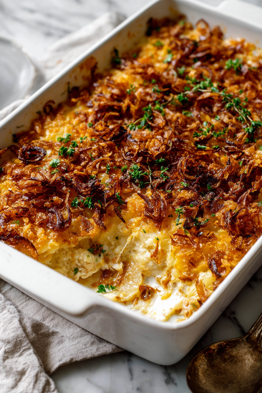 French Onion Funeral Potatoes
