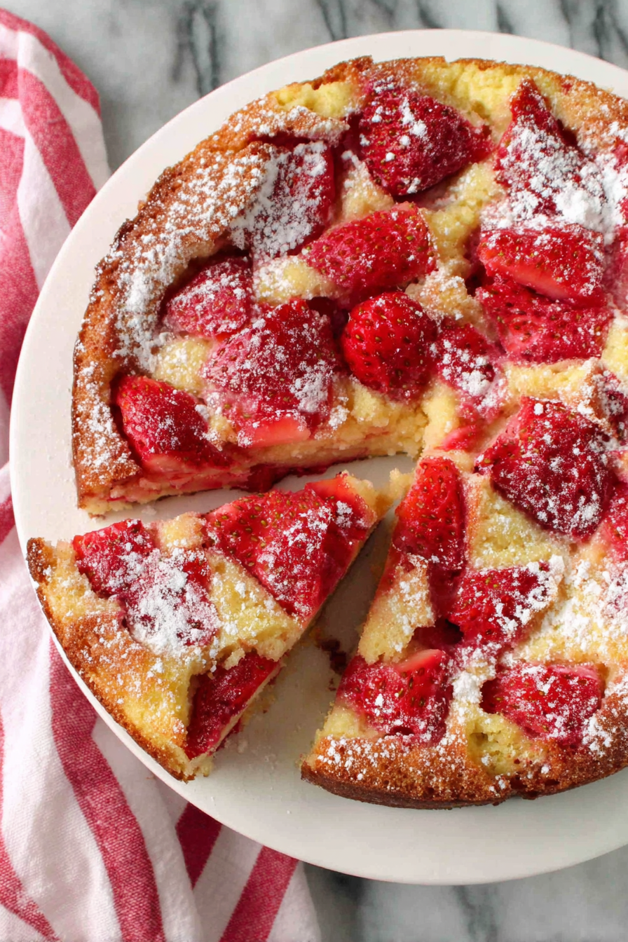 French Strawberry Cake