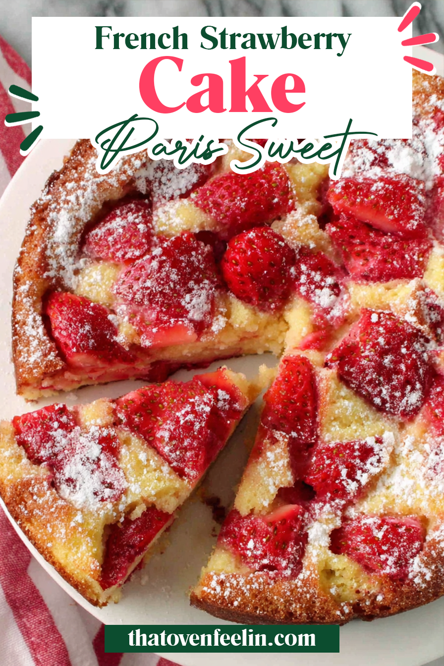 French Strawberry Cake