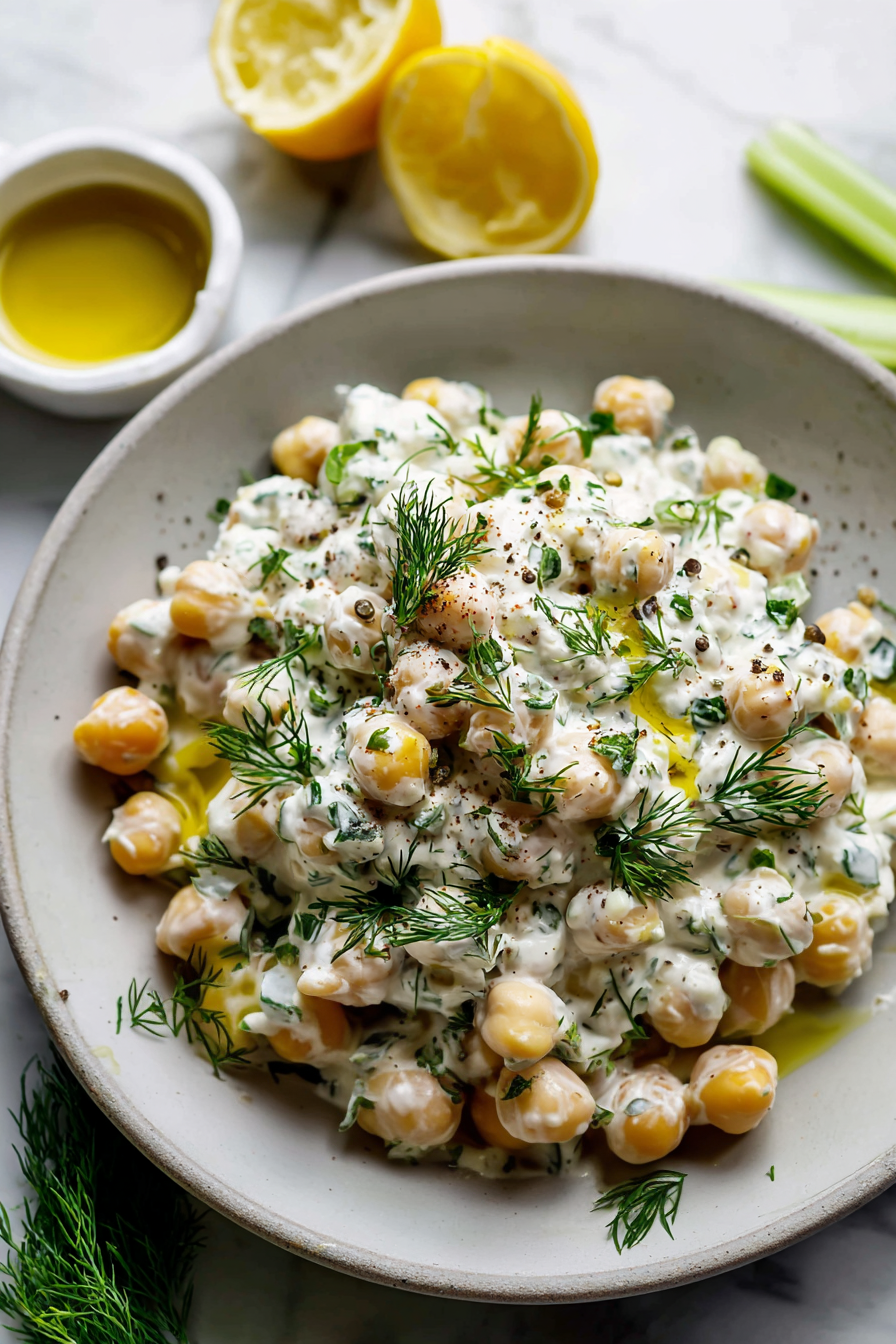 Tzatziki Chickpea Salad