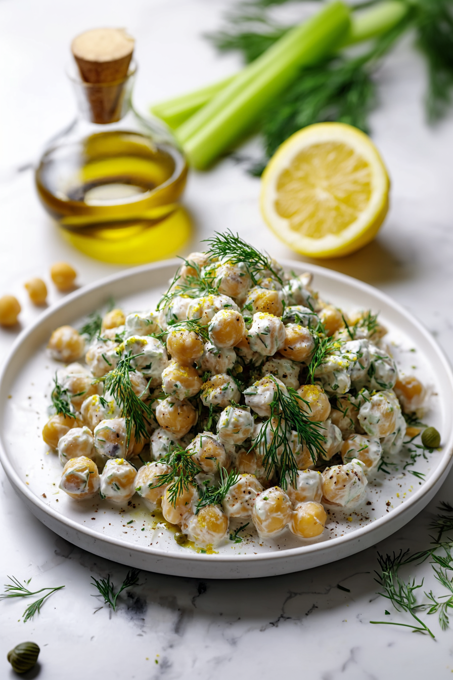 Tzatziki Chickpea Salad