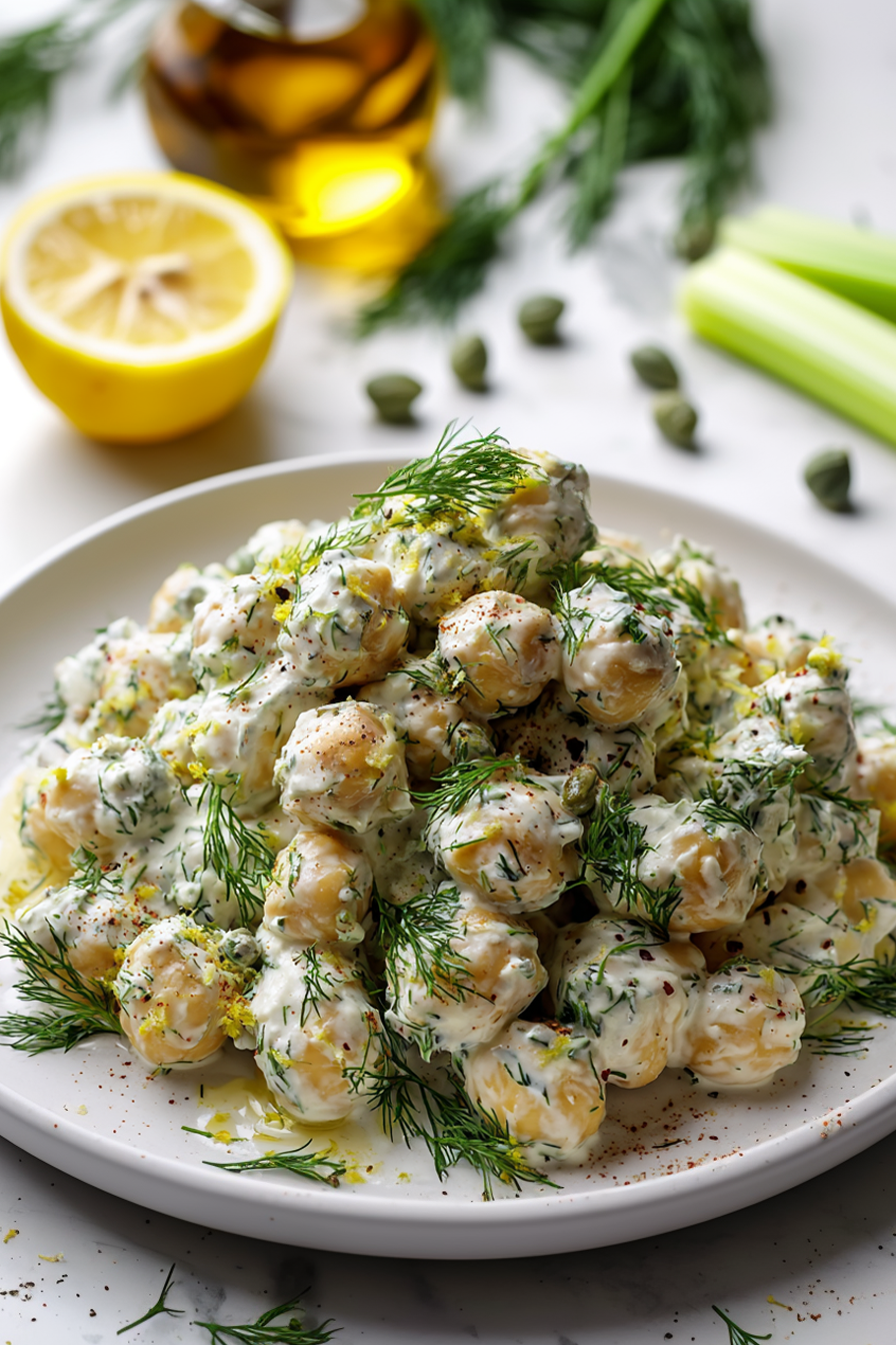 Tzatziki Chickpea Salad